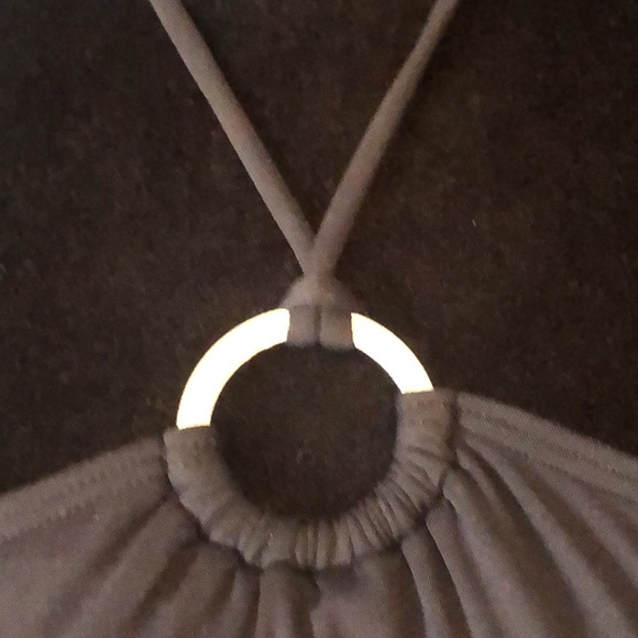 MICHAEL KORS black 1 piece bathing suit size 12 - Picture 3 of 9